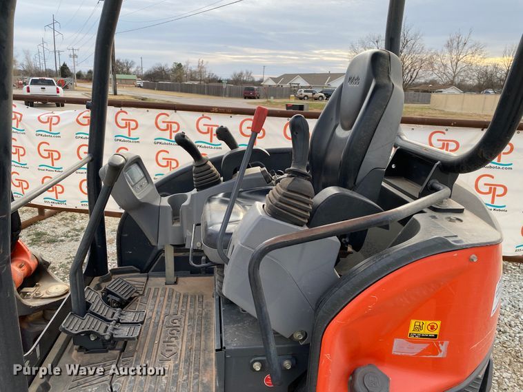 image for item DL6790 2018 Kubota U35-4  mini excavator
