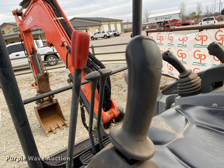 image for item DL6790 2018 Kubota U35-4  mini excavator