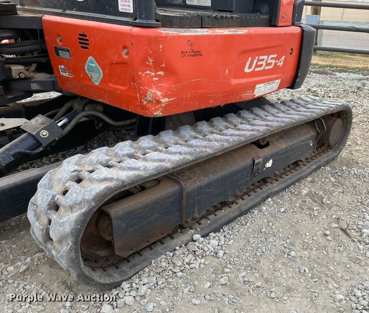 image for item DL6790 2018 Kubota U35-4  mini excavator