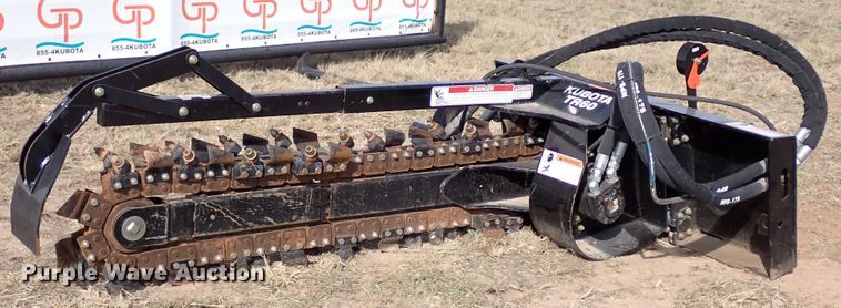image for item IC9694 Kubota TR60 skid steer trencher