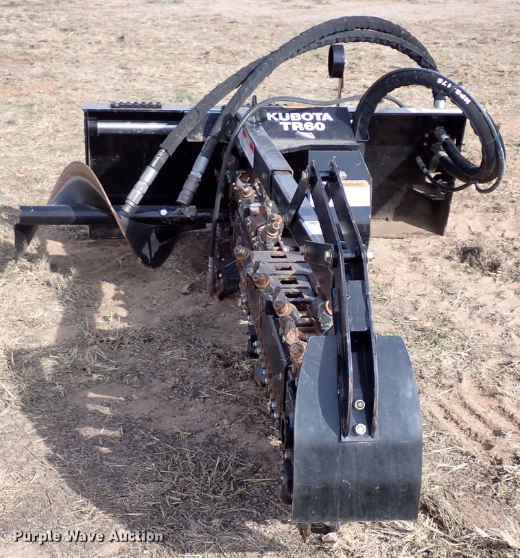 image for item IC9694 Kubota TR60 skid steer trencher