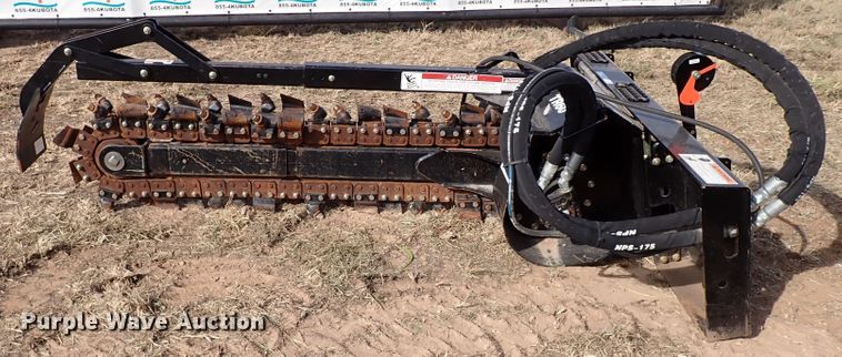 image for item IC9694 Kubota TR60 skid steer trencher