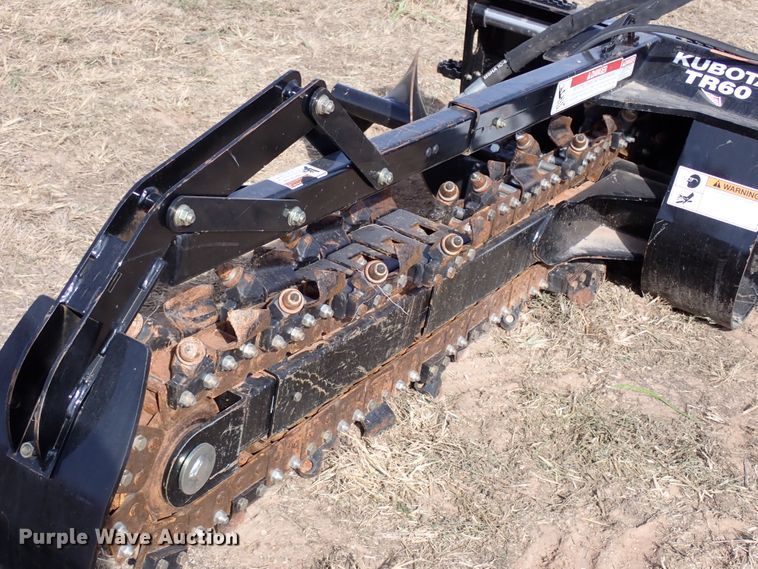 image for item IC9694 Kubota TR60 skid steer trencher