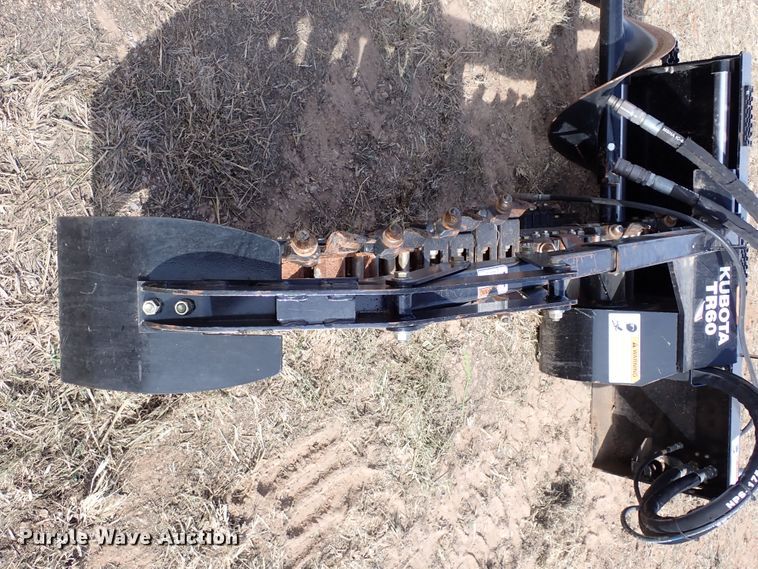 image for item IC9694 Kubota TR60 skid steer trencher