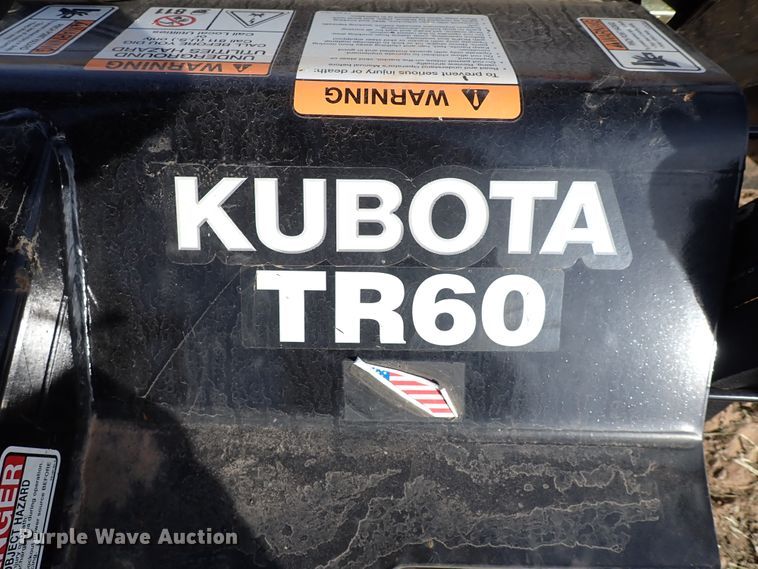 image for item IC9694 Kubota TR60 skid steer trencher