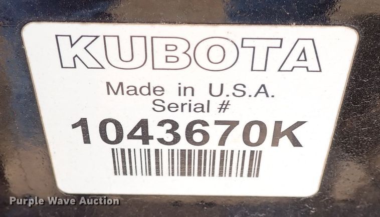 image for item IC9694 Kubota TR60 skid steer trencher