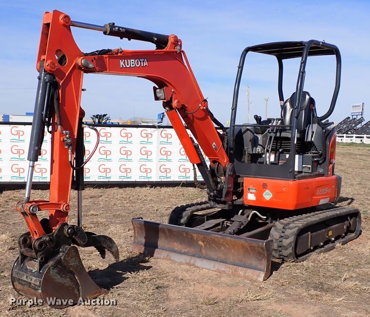 image for item IC9702 2020 Kubota U35-4  mini excavator