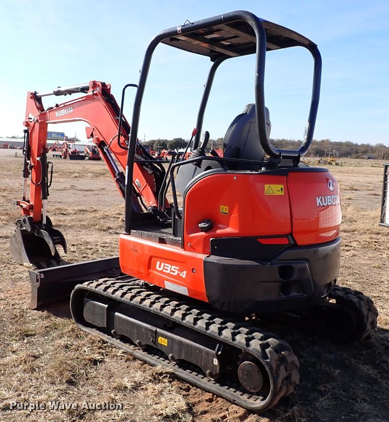 image for item IC9702 2020 Kubota U35-4  mini excavator