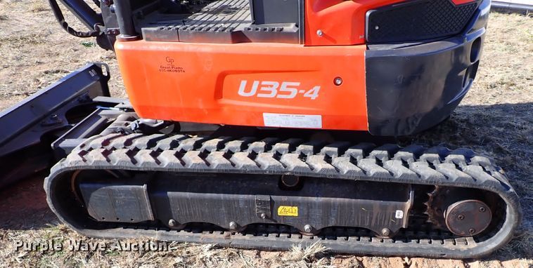 image for item IC9702 2020 Kubota U35-4  mini excavator