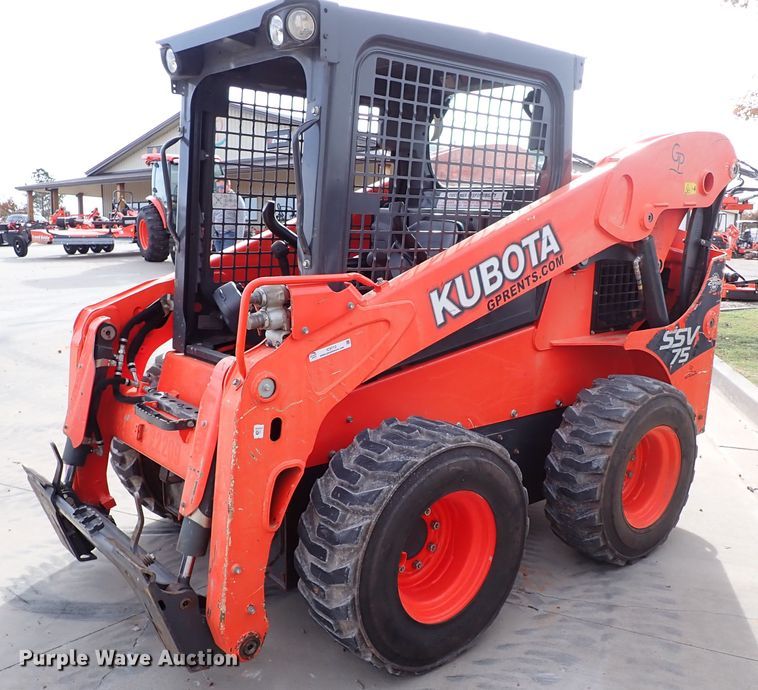 image for item IC9712 2017 Kubota SSV75  skid steer loader