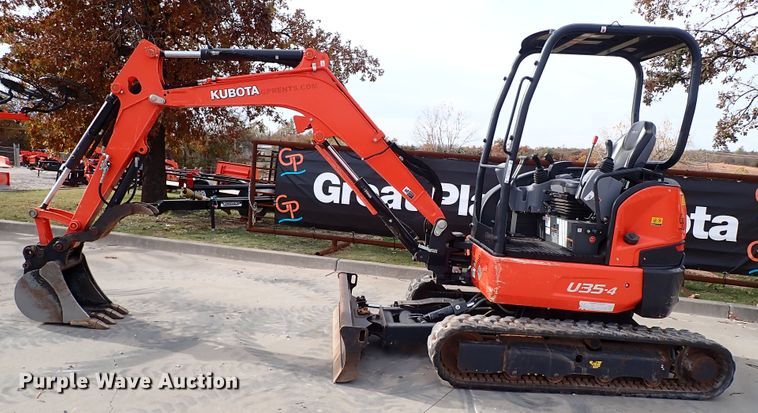 image for item IC9713 2020 Kubota U35-4  mini excavator