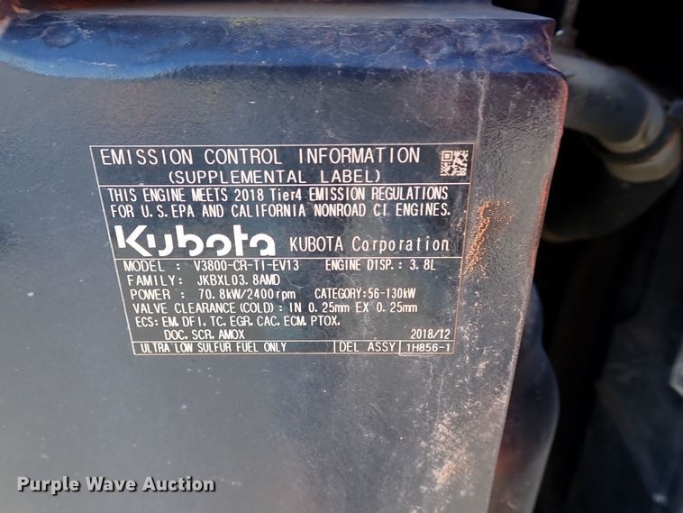 image for item IC9738 2019 Kubota SVL95-2S  tracked skid steer loader