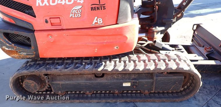 image for item IC9739 2015 Kubota KX040-4  mini excavator