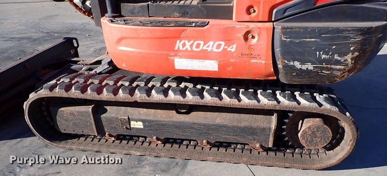 image for item IC9739 2015 Kubota KX040-4  mini excavator