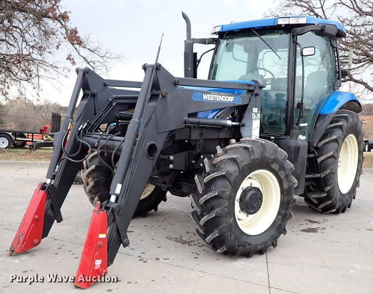 image for item IS9286 New Holland TS115A  MFWD tractor