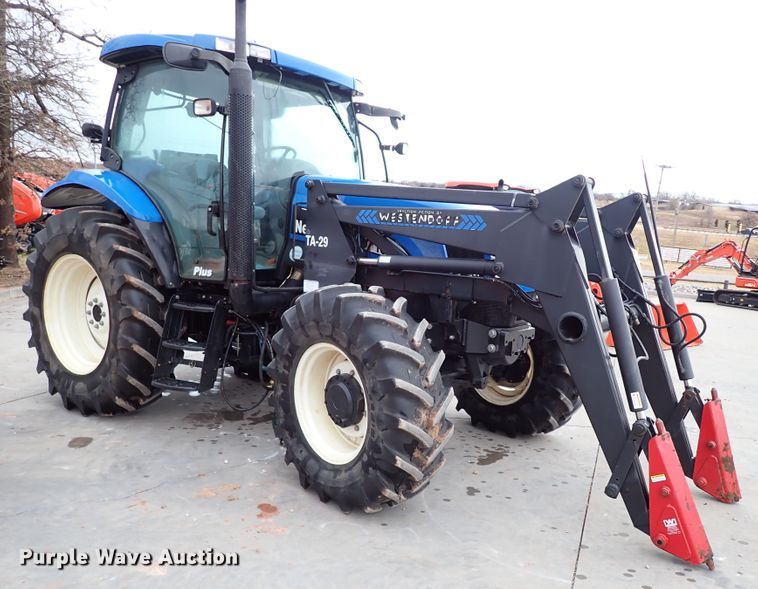 image for item IS9286 New Holland TS115A  MFWD tractor