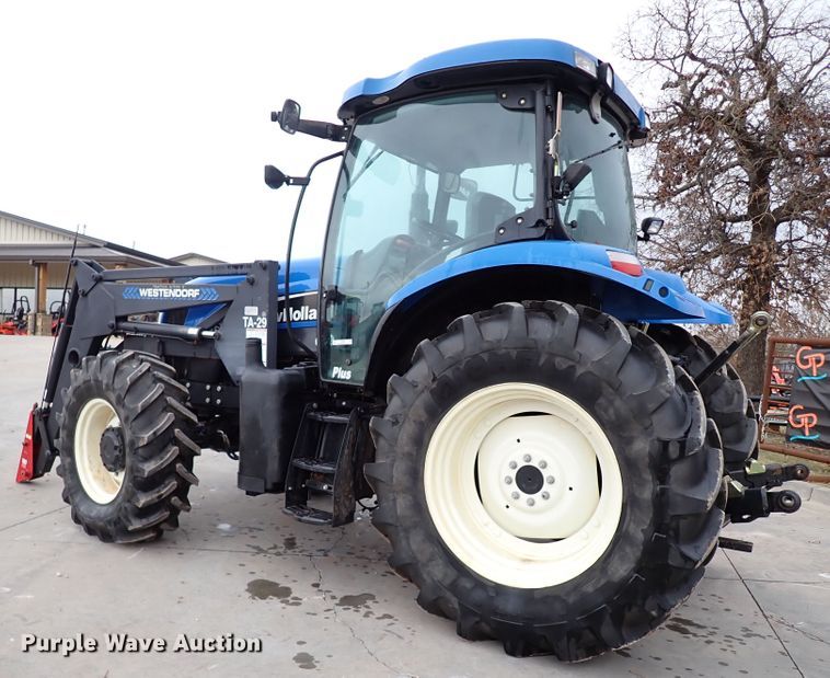 image for item IS9286 New Holland TS115A  MFWD tractor