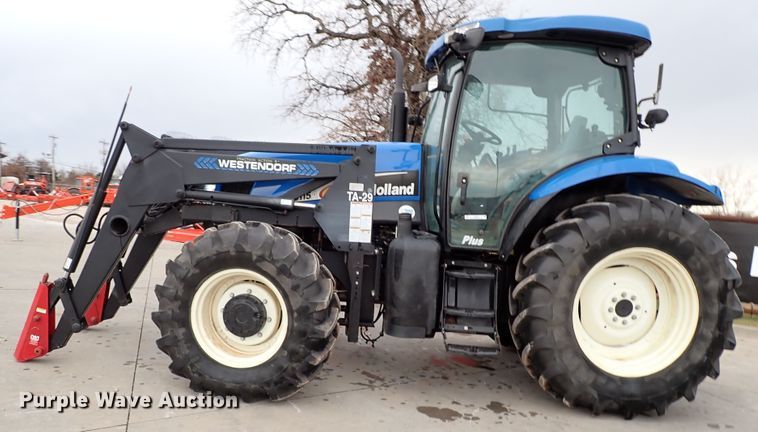 image for item IS9286 New Holland TS115A  MFWD tractor