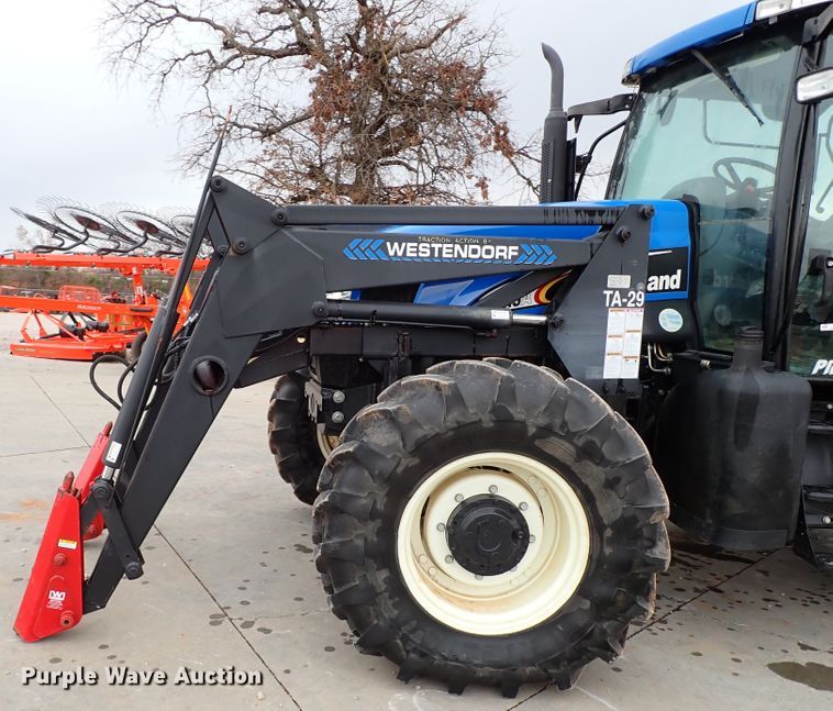 image for item IS9286 New Holland TS115A  MFWD tractor