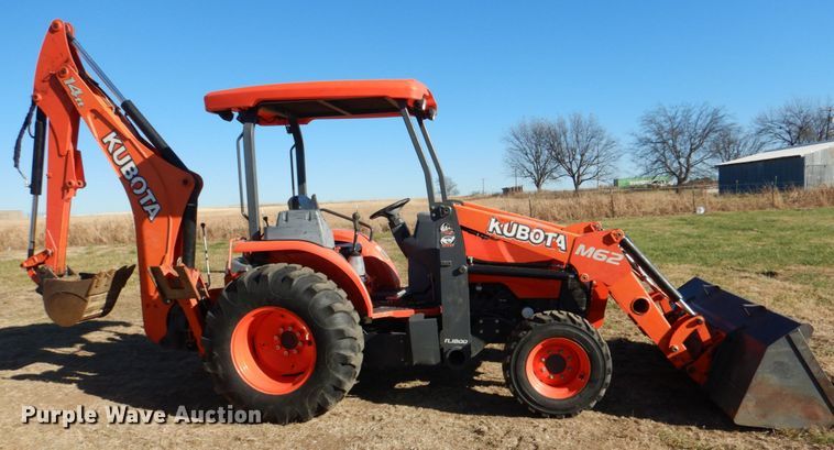 image for item JD9549 2018 Kubota M62  backhoe