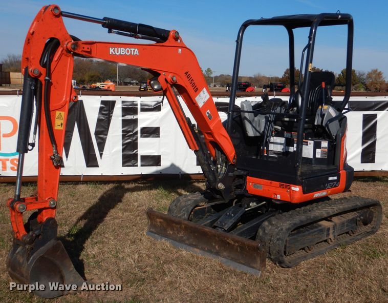 image for item JD9578 2020 Kubota U27-4  mini excavator