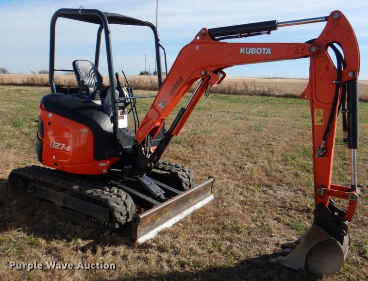 image for item JD9578 2020 Kubota U27-4  mini excavator