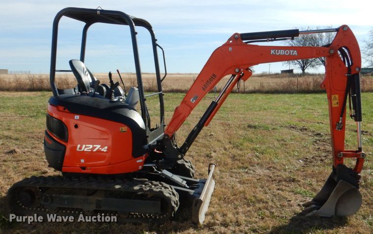 image for item JD9578 2020 Kubota U27-4  mini excavator