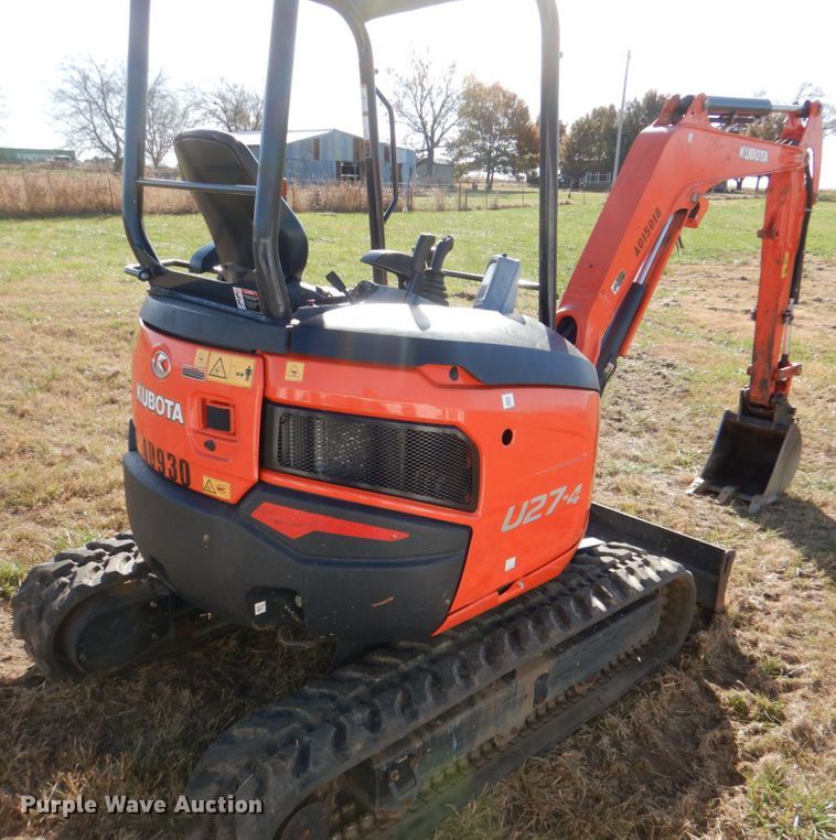 image for item JD9578 2020 Kubota U27-4  mini excavator