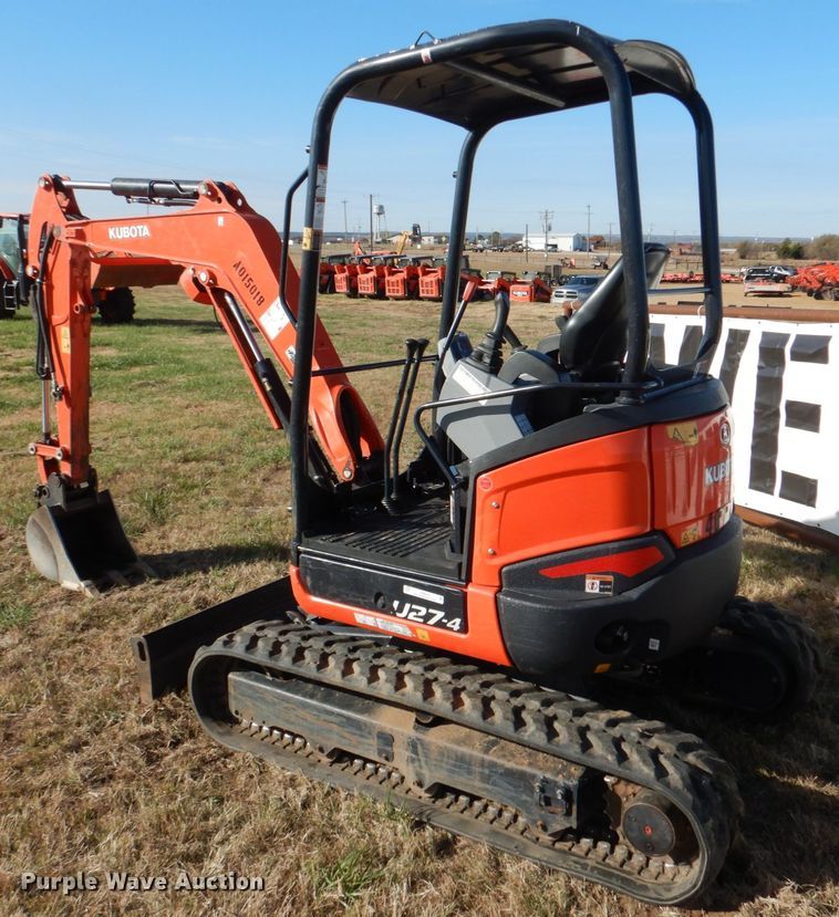 image for item JD9578 2020 Kubota U27-4  mini excavator