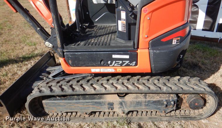 image for item JD9578 2020 Kubota U27-4  mini excavator