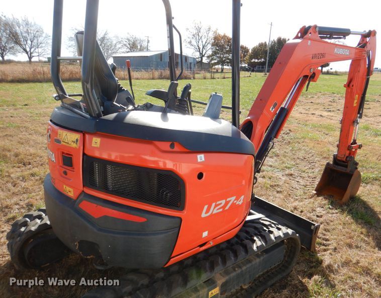 image for item JD9579 2019 Kubota U27-4  mini excavator