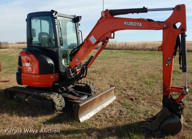 image for item JD9583 2020 Kubota U35-4  mini excavator