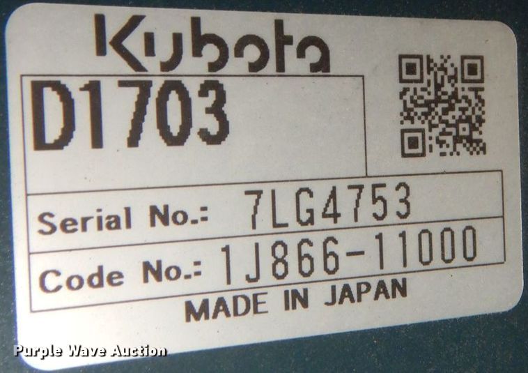 image for item JD9583 2020 Kubota U35-4  mini excavator