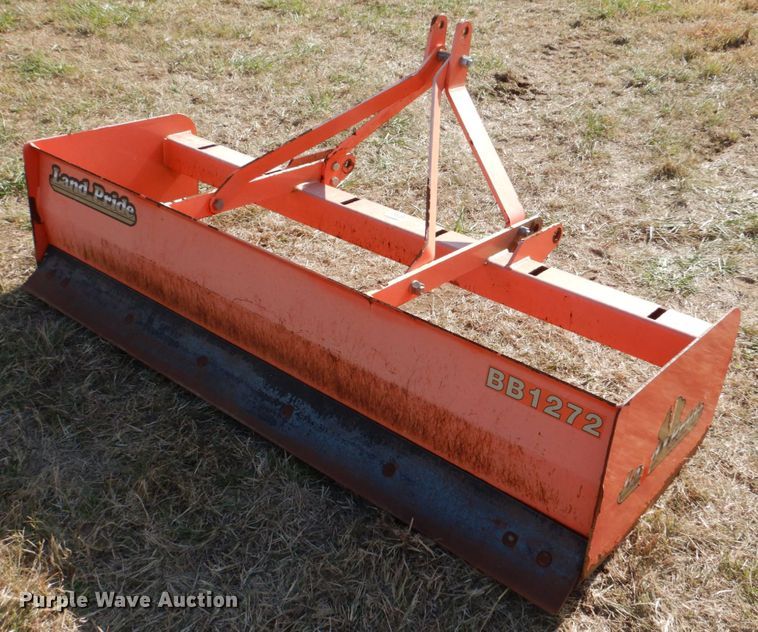 Land Pride BB1272 box blade in Davis, OK Item JD9592 sold Purple Wave