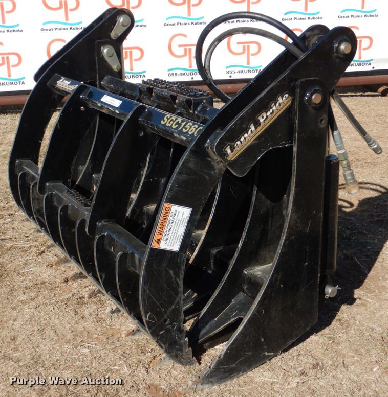 image for item JD9598 Land Pride SGC1560  skid steer claw grapple