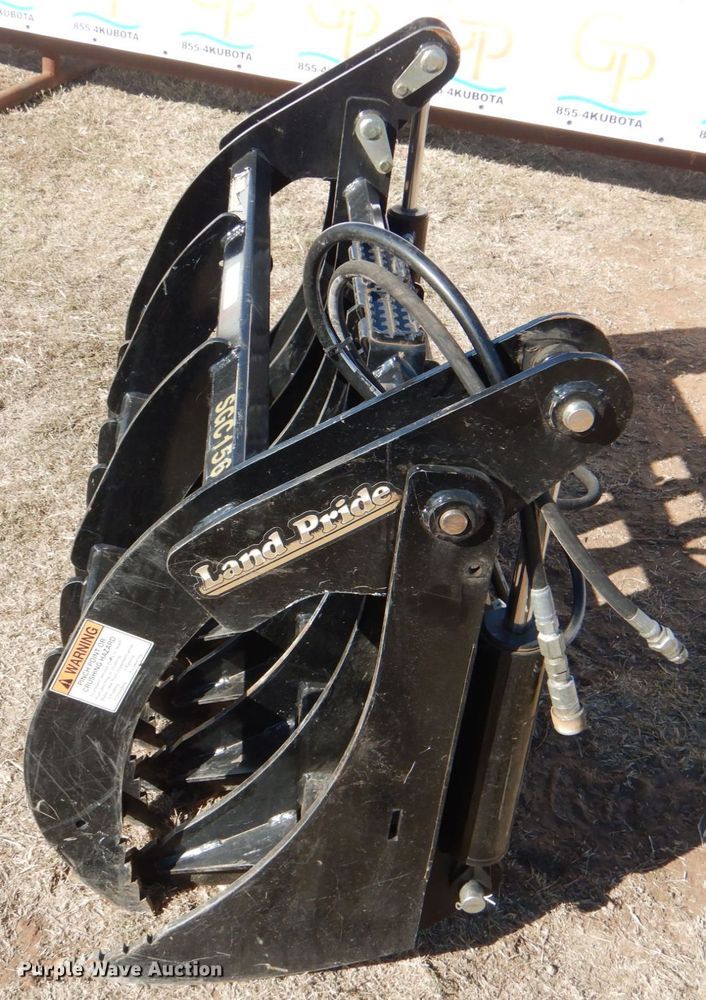 image for item JD9598 Land Pride SGC1560  skid steer claw grapple