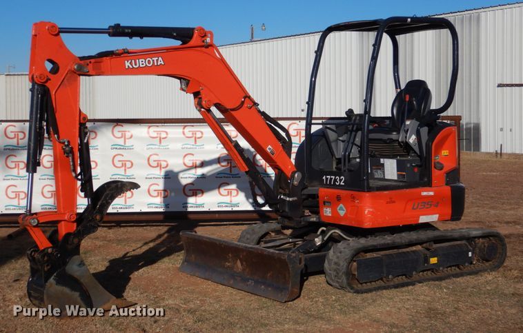 image for item JD9604 2020 Kubota U35-4  mini excavator