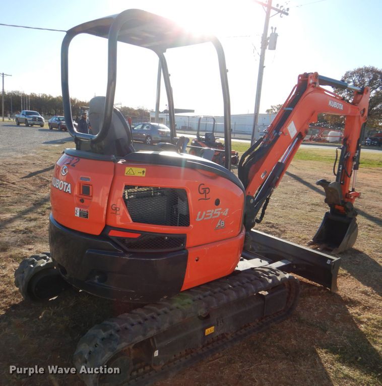 image for item JD9604 2020 Kubota U35-4  mini excavator