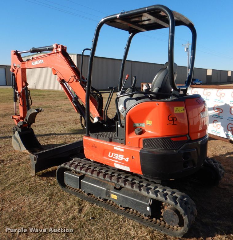 image for item JD9604 2020 Kubota U35-4  mini excavator
