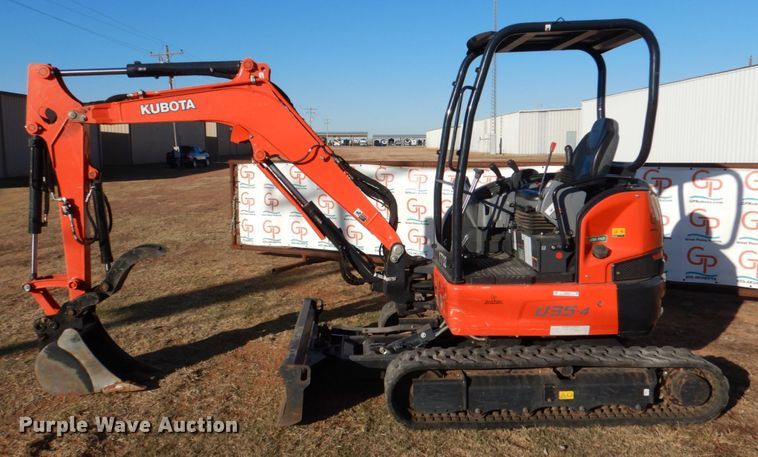 image for item JD9604 2020 Kubota U35-4  mini excavator