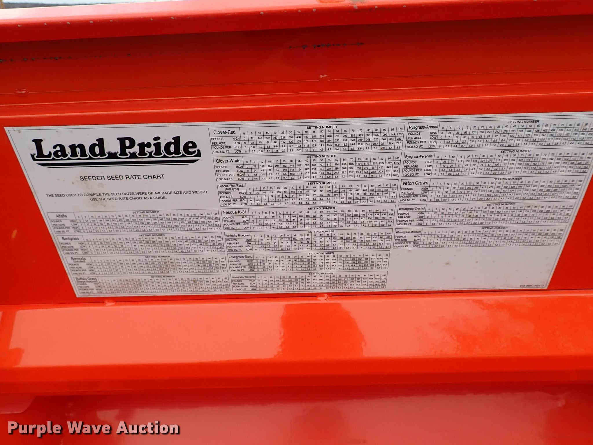 Land Pride APS1586 seeder in Edmond, OK | Item IS9282 sold | Purple Wave