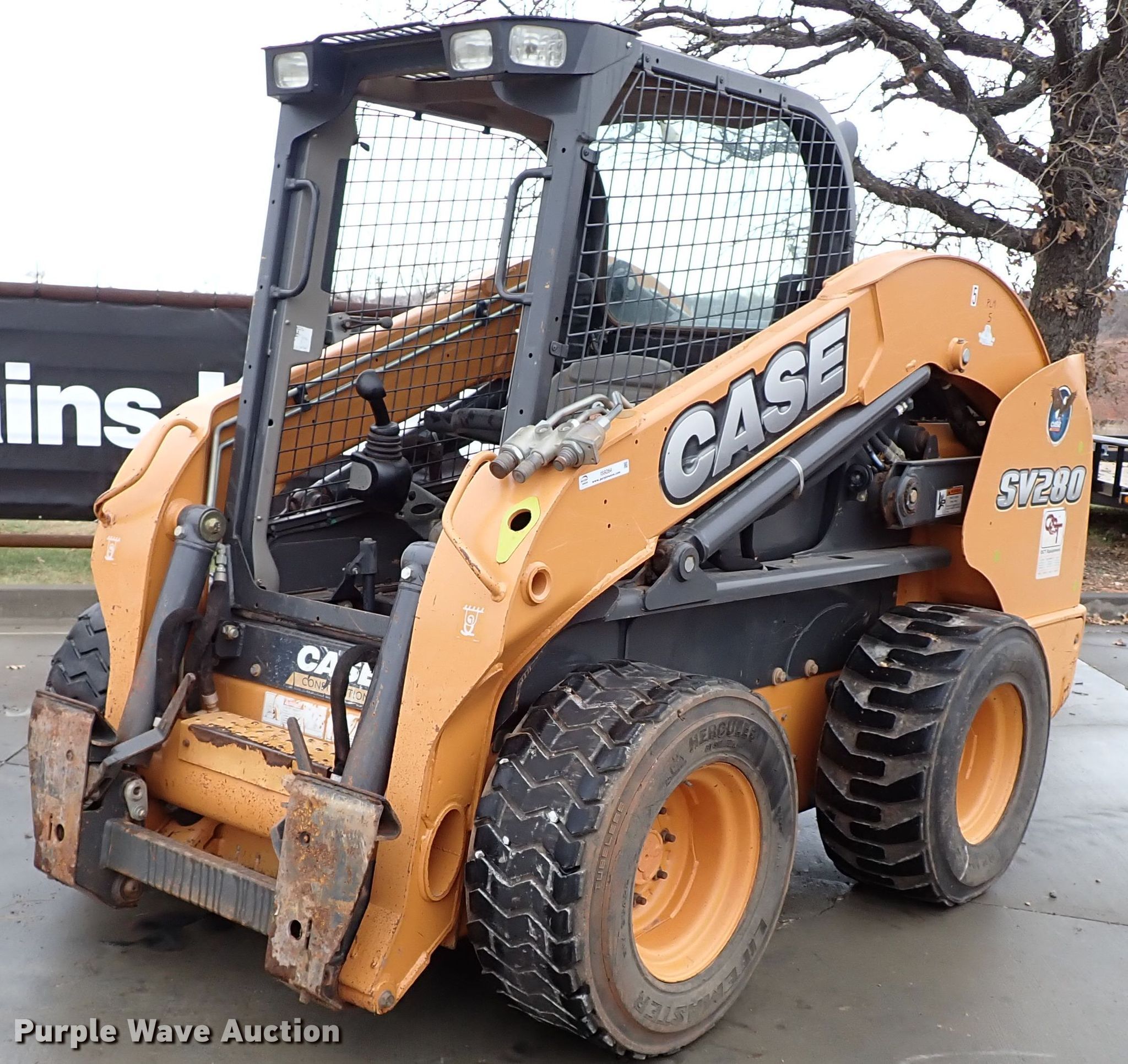 Case SV280 skid steer loader in Edmond, OK Item IS9284 sold Purple Wave