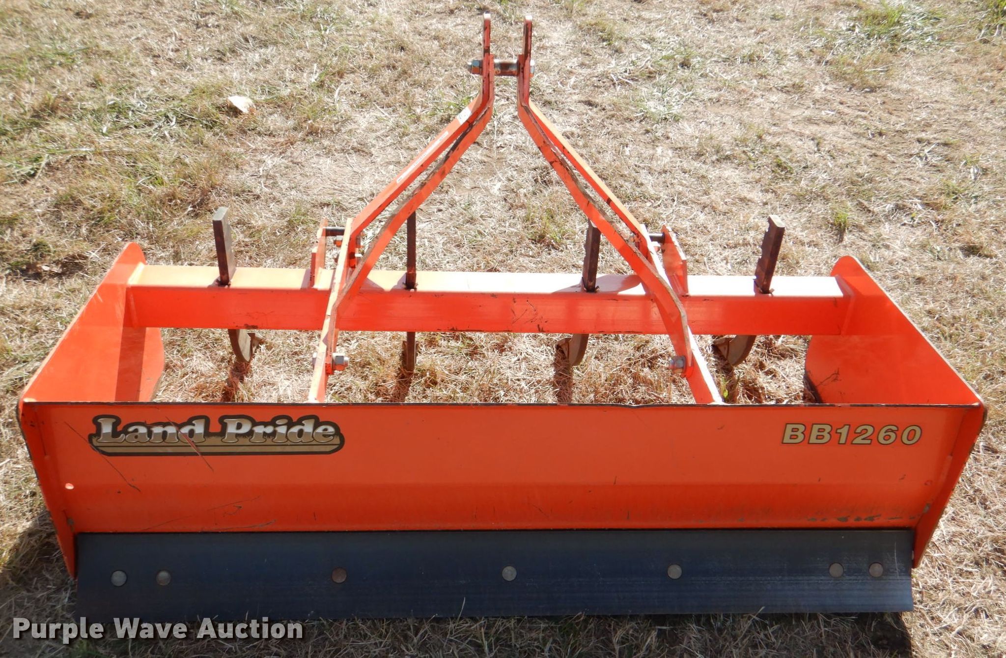 Land Pride BB1260 box blade in Davis, OK Item JD9593 sold Purple Wave