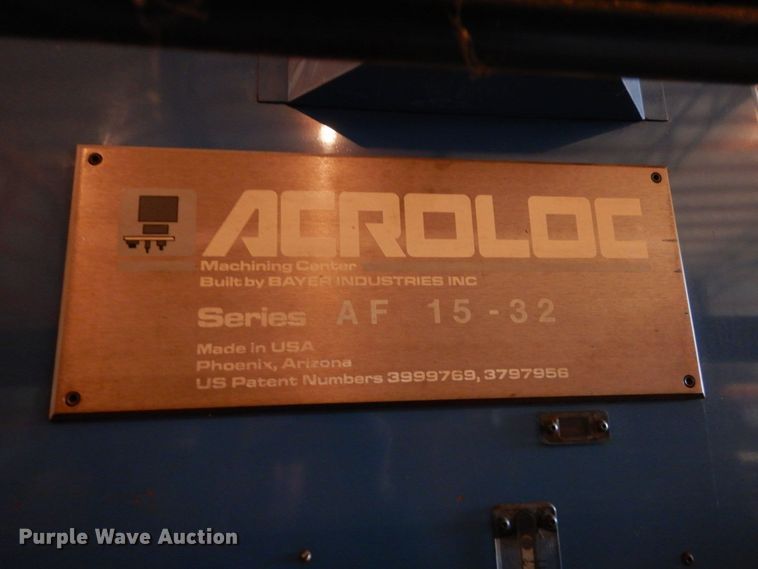 image for item DE7412 Acroloc AF15-32  vertical machining center