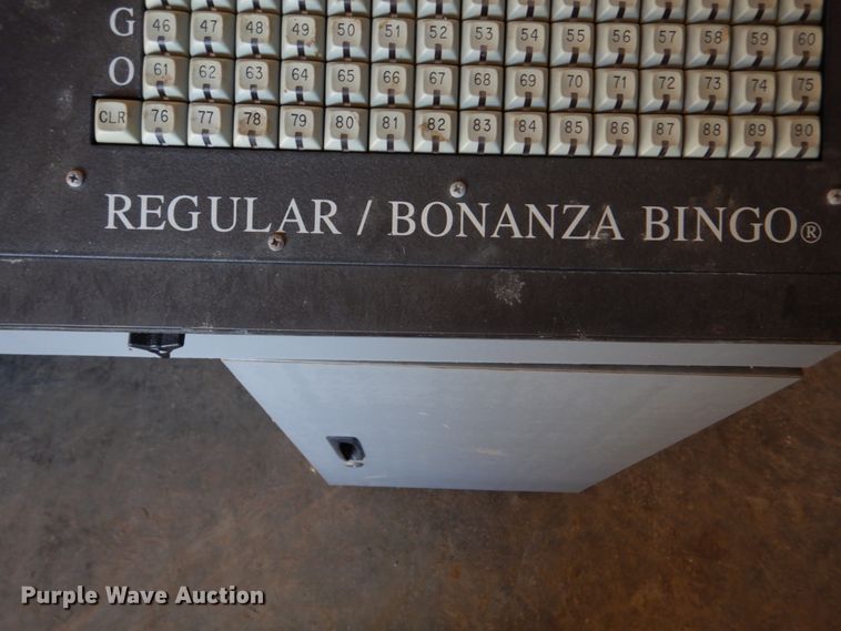 Bingo King Autotronic 7600 bingo machine in Wellsville, MO Item