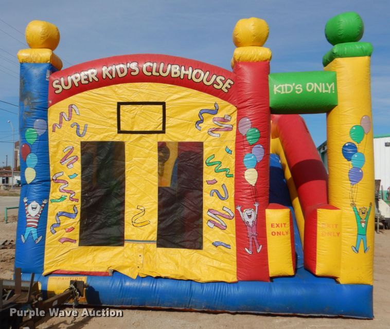 image for item DH7320 Super Kids Clubhouse bounce house