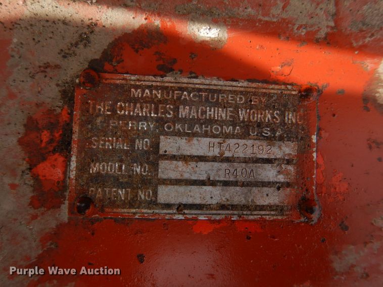 image for item DH8075 1973 Ditch Witch R40  trencher