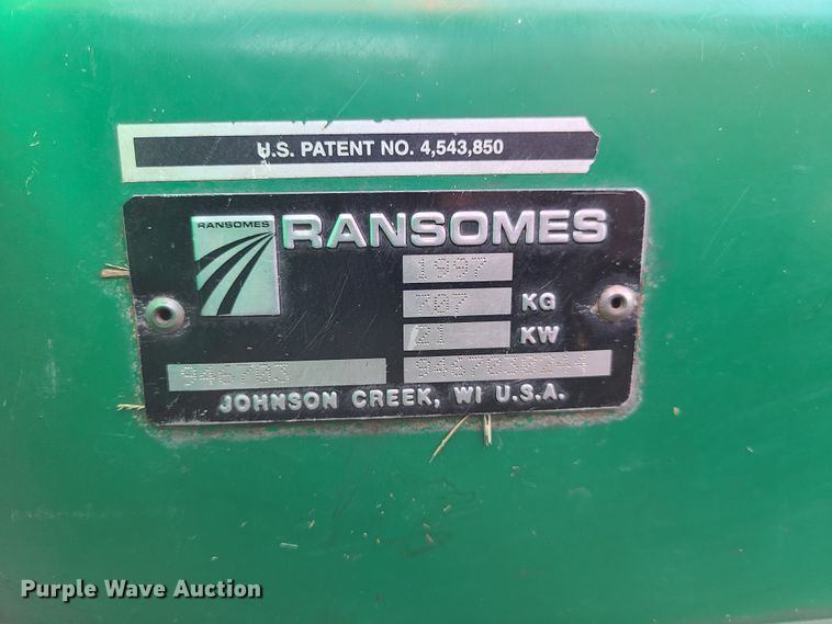 image for item DJ1544 Ransomes Frontline 728D  lawn mower