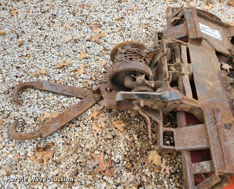 image for item DJ1592 Shop built skid steer push blade