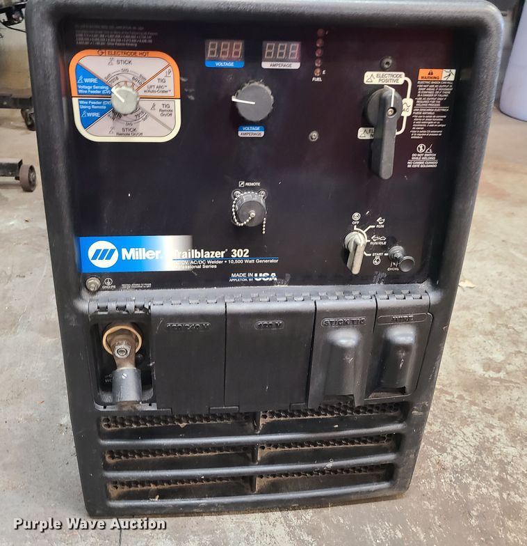 image for item DJ1606 Miller Trailblazer 302  welder/generator